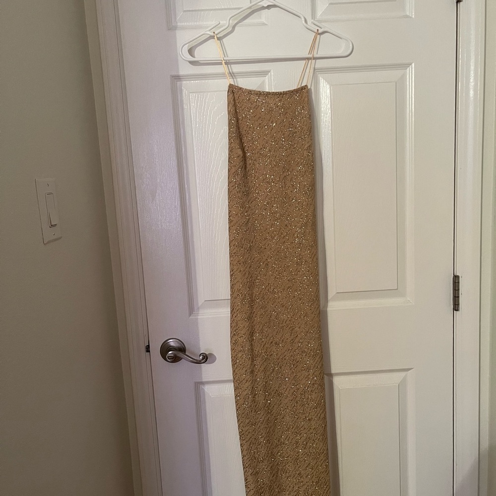 Charlotte Russe Long Sparkle Dress